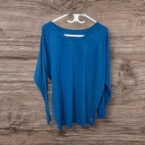 ⭐️Old Navy Mens Blue Long Sleeve Tshirt Size L - Picture 1 of 6